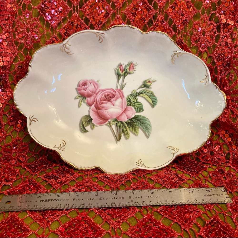 Floral Porcelain Decorative Plate